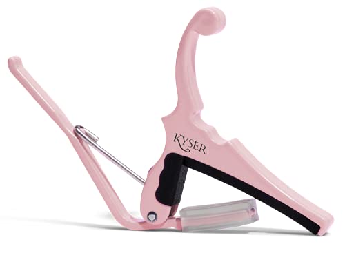 Kyser Fender Classic Capo Shell Pink capodastre de guitare - Les Beatles, Paul McCartney, John Lennon, RIngo Starr, George Harrison Kyser Fender Classic Capo Shell Pink capodastre de guitare – Image 3