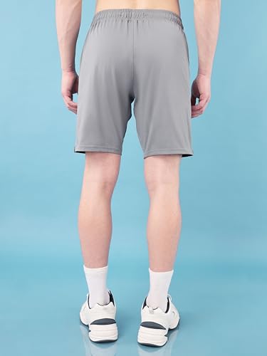 Image of TECHNOSPORT Mens Regular Fit Solid Shorts for Gym, Workout & Sports with Anti Microbial, Techno Dry