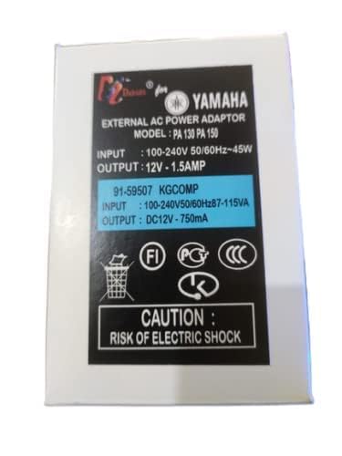 FOX MICRO Universal 12V Yamaha Keyboard Power Cord AC Adapter for Yamaha PSR, YPG, YPT, DGX, DD, EZ and P Digital Piano and Portable Keyboard Series,Replacement for Yamaha PA130 PA150 Adapter - Image 7 thumbnail