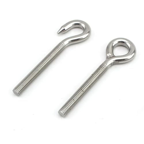 20 Piezas Tensores para Cables Gancho y Ojal en Acero Inoxidable 316 miniatura 3