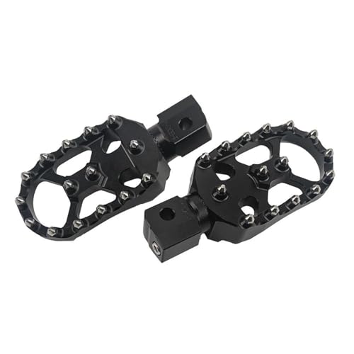 Estriberas para motocicleta Para Indian Para Scout Bobber Twenty Sixty ABS 2018-2022 Reposapiés Delantero Para Motocicleta Reposapiés Ajustables A 360 Grados Reposapiés Giratorios(Black Silver)