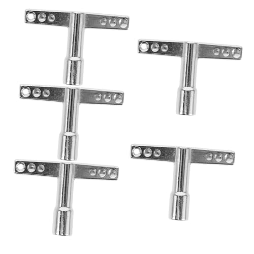 GOOHOCHY 5pcs Drum Tuner Key Drum Tuning Gauge Drum Wrench Tool for Drum Set Repair