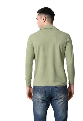 Image of Men Polo Collar Neck Full Sleeve's Tshirt
