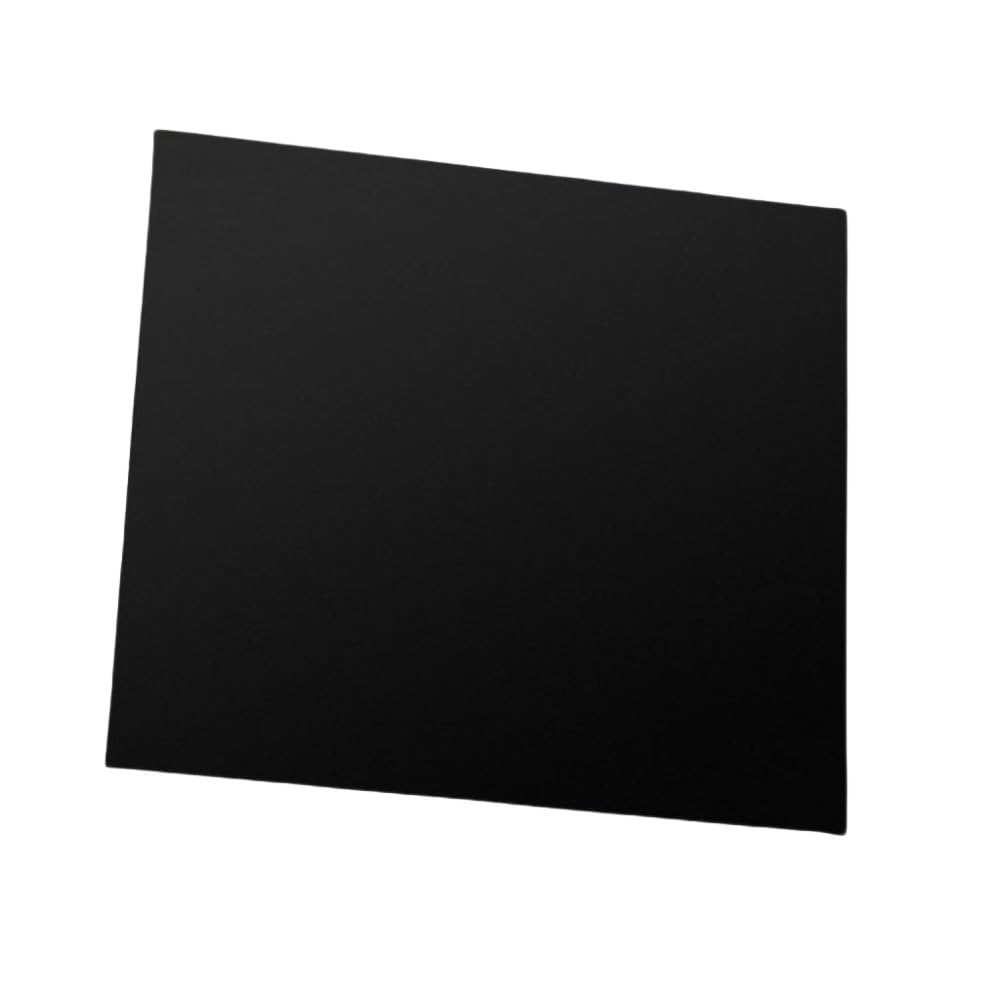 Arkusze z tworzywa PP, Matowe, sztywne arkusze dystansowe PP z matowego polipropylenu, czarne, białe, wiele rozmiarów(Black,300x400x1mm)