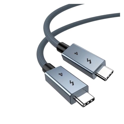 Thunderbolt 4/3 USB4 USB-C - USB-C �P�[�u�� (40Gbps�A240W �����[�d) - GOURD �ƌ݊���������AeGPU/SSD/iPad �ɑΉ�(0.2m)