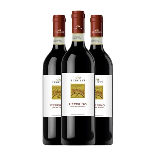 Teruzzi & Puthod Peperino Sangiovese Toscana 75 cl Rotwein (Karton mit 3...