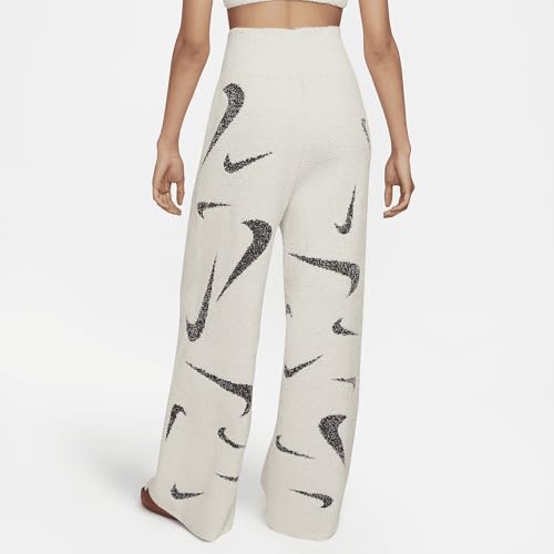 Nike Sportswear Phoenix Cozy Bouclé Women's High-Waisted Wide-Leg Knit Pants (FD4288-104, Light Orewood Brown/Medium Ash)2