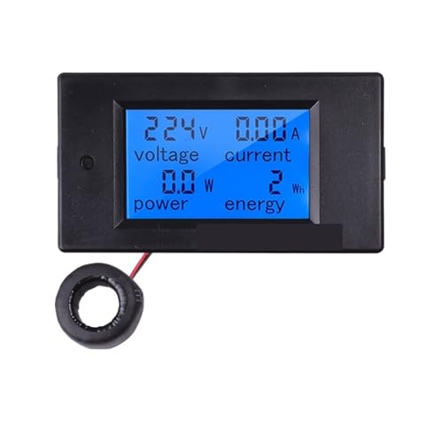 Détecteur voltmètre ampèremètre wattmètre AC 100A pour analyser la tension LCD