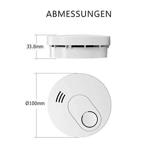 ELRO FS1510 | 6-teiliges Rauchmelder-Set | Magnetisches Befestigungsset | 10 Jahre Batterie |...