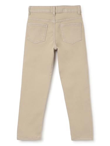 Image of Tales & Stories Boys Slim Fit Denim Jeans | 5-Pocket Stylish Mid-Rise Pants| Durable Cotton Denim Lycra with Button Closure | Casual Wear