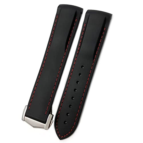 Bracelet de montre caoutchouc silicone Omega 20mm 22mm Seamaster