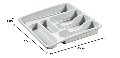 Range Couverts Curver Rigide et Ergonomique à Haute Capacité Gris - 3