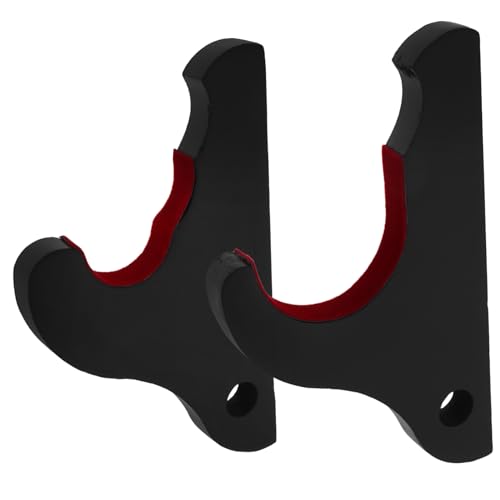 KOMBIUDA Baseball Bat Display Holder Wall-mounted Baseball Bat Rack Wood Bat Display Stand Multi-functional Bat Holder Show off Your Collecti