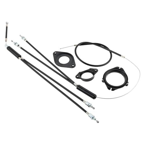 Wooswen Bike Gyro Brake Cables Front + Rear (Upper + Lower) with Spinner Rotor Kit, for Gyro Systems and 20inch Bikes