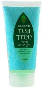 THREE PACKS of Escenti Tea Tree Facial Wash Gel 150ml