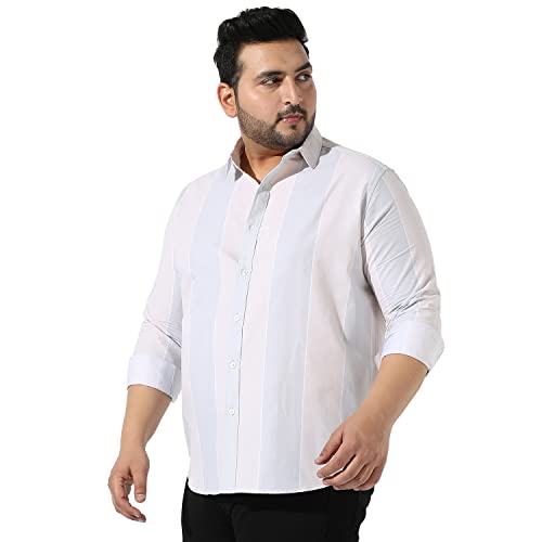 Image of Instafab Plus Men's Button Up Regular Fit Shirt for Casual Wear Modern Clothing Shirt Crafted with Regular Sleeve, Comfort Fit & High-Performance for Everyday Wear
