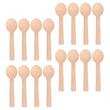 Mikinona 200stücke Holzlöffel zum Probieren Mini-eiskugeln Einweglöffel für Desserts Joghurt und Eiscreme für Partys und Gastronomie