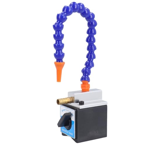 Zerodis Kühlmittels Ch Lauch mit Magnetischer Basis, 300mm Verstellbarer Magnetischer Basis Kühlmittel Flexibel 1/4-Zoll Einlass 1 / 2in Auslass Schlauch für Maschinen Verarbeitung