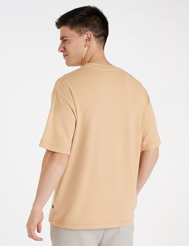 Image of Amazon Brand - Symbol Men's Cotton Blend Oversized Fit T-Shirt