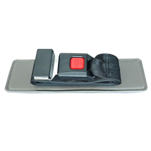 Taeoksn Cinturón de movilización de 9,8 pies para Fisioterapia: para técnicas de movilización, Correa de Nailon con Almohadilla y Hebilla de liberación con botón pulsador(Black)