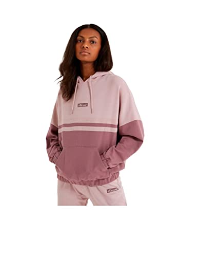 ellesse Womens Ede Retro 90s Overhead Hoodie Light Pink 8