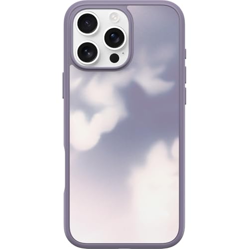 Image of OtterBox iPhone 16 Pro Max Symmetry Series Case - Winter Window (Purple) - Ultra-Thin, Sleek iPhone Case, iPhone Case with Cloud Design