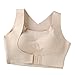 Produktbild Frauen Yoga Sport BH Frontverschluss Extra-elastische Atmungsaktive Spitzenbesetzte BH-unterwäsche Hochgeschoben Gepolstert Sexy Reißverschluss-BH Dessous