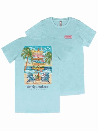 Simply Southern Beach Sign Relaxed-Fit Short Sleeve Women's T-Shirt