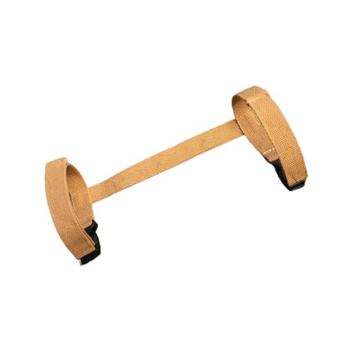 LIFKOME Mens Brown Belt Heavy Duty Mat Fastening Tie Belt Cinch Straps for Outdoor Use