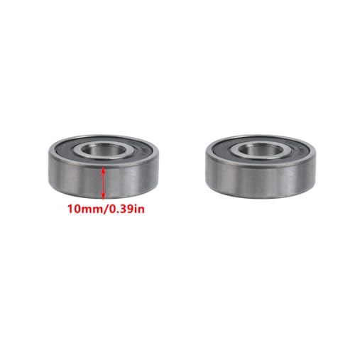 Image of Antrader 6201 RS Double Rubber Seal Bearings,Deep Groove Ball Bearings,12 x 32 x 10mm,10Pcs