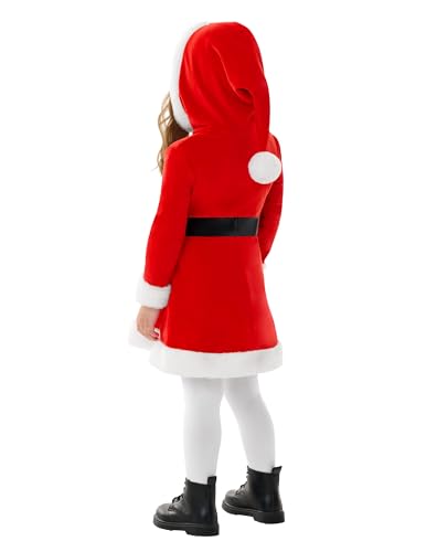 Disfraz de Vestido con Capucha de Santa para Bebés miniatura 2