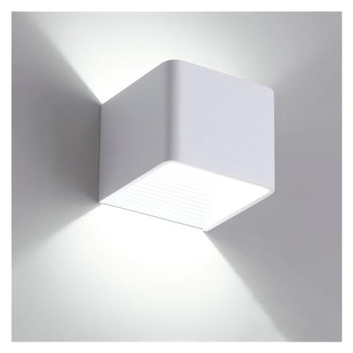 Applique murale carrée LED 5W blanche pour éclairage intérieur de chambre