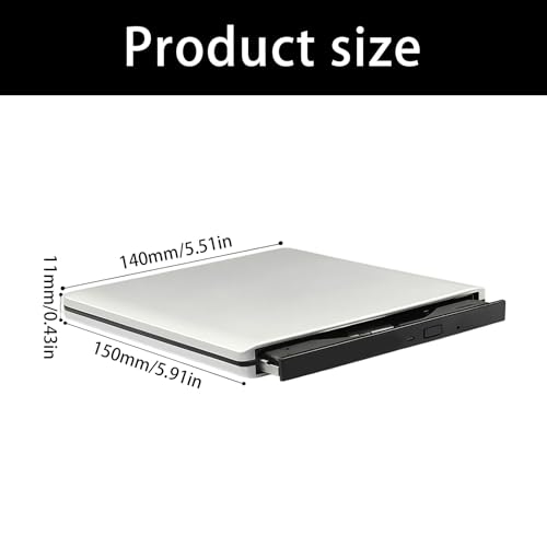 Grabadora externa BluRay USB 3.0 portátil para laptops miniatura 6