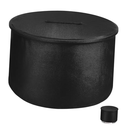 MERRYHAPY Covers Round for Patio 56x36cm Fire Pit Lid Oxford Cloth Weatherproof Small Table Cover Bbq Stove