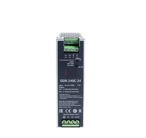 DDR-240D-24 convertisseur CC-CC rail DIN boîtier robuste - 2