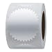 Hybsk 2" Silver Certificate Wafer Seals Labels Awards Legal Embossing Stickers