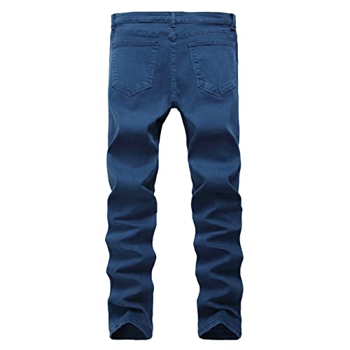 Jeans Skinny Ajustados para Hombre Azul Talle 33 miniatura 2