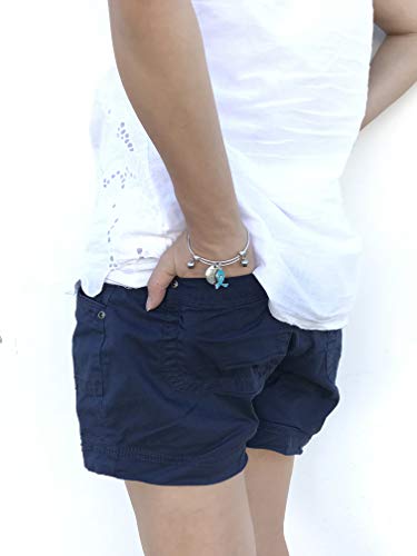 Awareness Bangles For Women - Cancer Awareness Bracelet Bangle - Positive Inspirational Message Charm Bangle 1 pc2