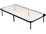  Habitat et Jardin Cadre à Lattes + Pieds pour Matelas de 90 x 190 cm - 20 Lattes