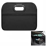 AAFEI Auto Kofferraum Organizer für Kia Niro (DE SG2 2016-2025 2026),Faltbare Aufbewahrungsbox Mit Gummiband,Kompakte Kofferraumtasche,Stabiles Autozubehör,Black