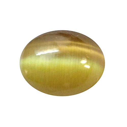 Piedra ojo de gato natural de 9.25 ratti suelta para joyeria mistica mística