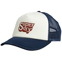 Superdry Vintage Trucker Cap Off White/Eclipse Navy OS Mujer