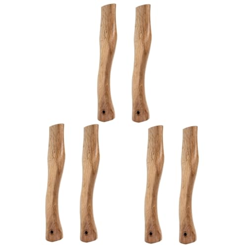 INOOMP 6pezzi Manico Di Ricambio Per Legno Design Ergonomico e Antiscivolo Manico Per Attività All Aperto Per Taglio Legna e Giardinaggio