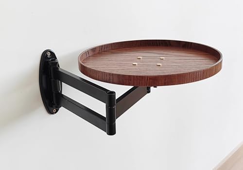 Table basse pliante murale réglable multi-angles et salon gain de place