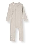 Noppies Unisex Baby U Playsuit LS Rib Nevis Kleinkind-Strampelanzug, Taupe Melange-P757, 62