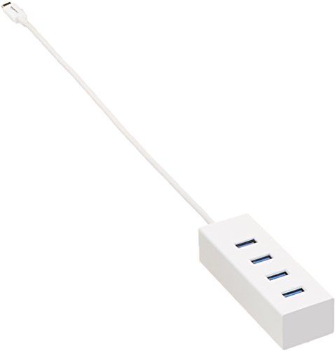 Image of AmazonBasics USB 3.1 Type-C to 4 Port USB Hub - White