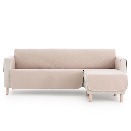 Lanovenanube - Funda Chaise Longue Acolchado Mallorca - Práctica - Derecha 240 cm - Color Beig C02