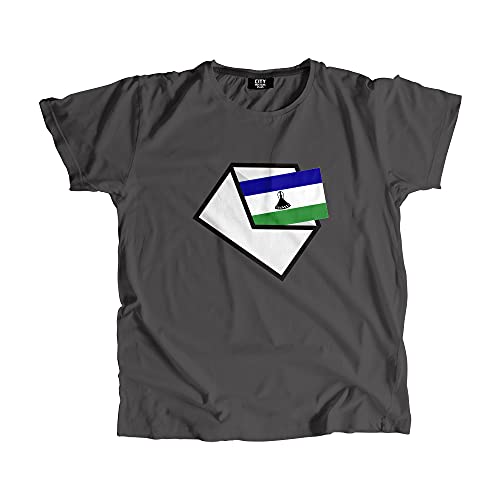 T-shirt Lesotho Mail vêtement coton col rond mode urbaine unisexe