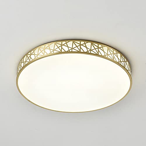 Lumière du plafond de nuance en acrylique avec suspension LED cuivre