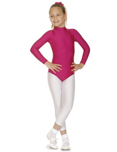 Justaucorps manches longues col roulé femme ajusté anti-froid